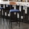 Flash Furniture Blue Vinyl Seat Barstool with Natural Wood Back XU-DG6V6BLV-NAT-GG - alternate 8